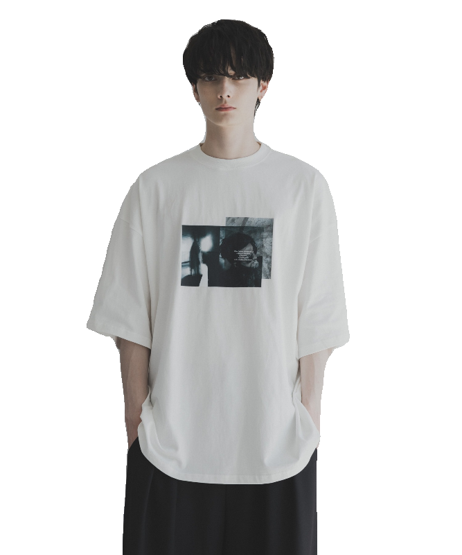 remer loose strange graphic over Tee 印花T恤 RRWUF0723001 - 图3