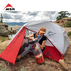 MSR帐篷Elixir2户外登山露营双人徒步野营三人防风雨三季双层帐篷