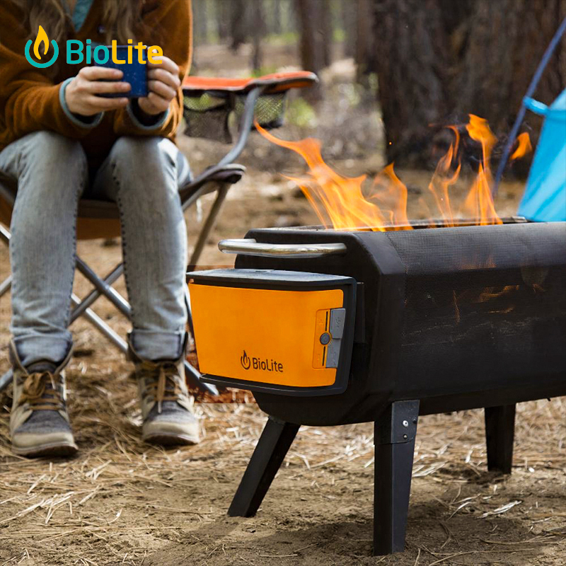 BioLite FirePit 2 代户外围炉烧烤木柴炭火无烟露营家用烧烤炉子 - 图0