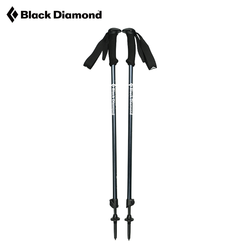 blackdiamond黑钻bd户外登山杖2节爬山手杖伸缩可调徒步杖112550-图0