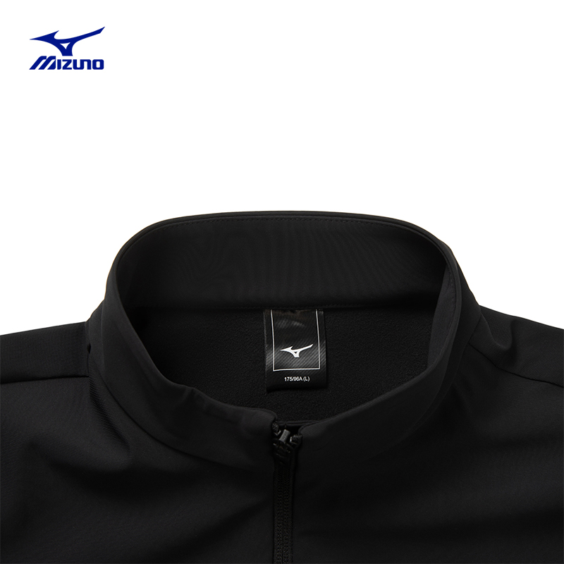 Mizuno美津浓25秋冬新款男子纯色合体拉链立领夹克K2CC51A1 - 图3