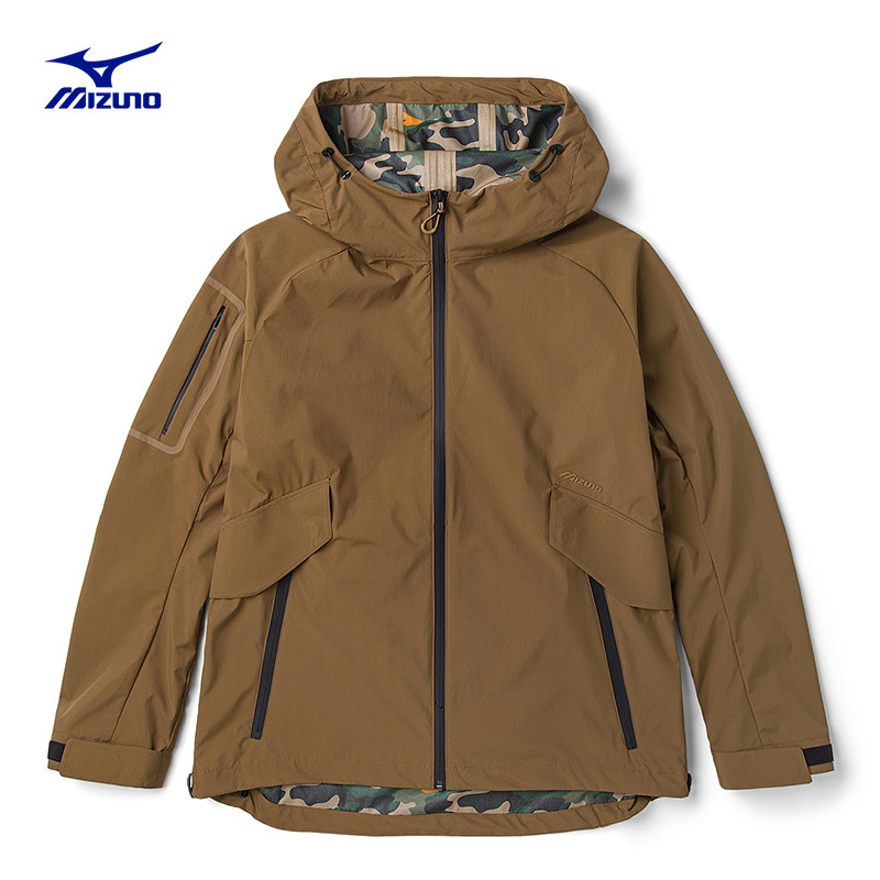 mizuno男士migrant舒适运动开衫 美津浓运动茄克/外套