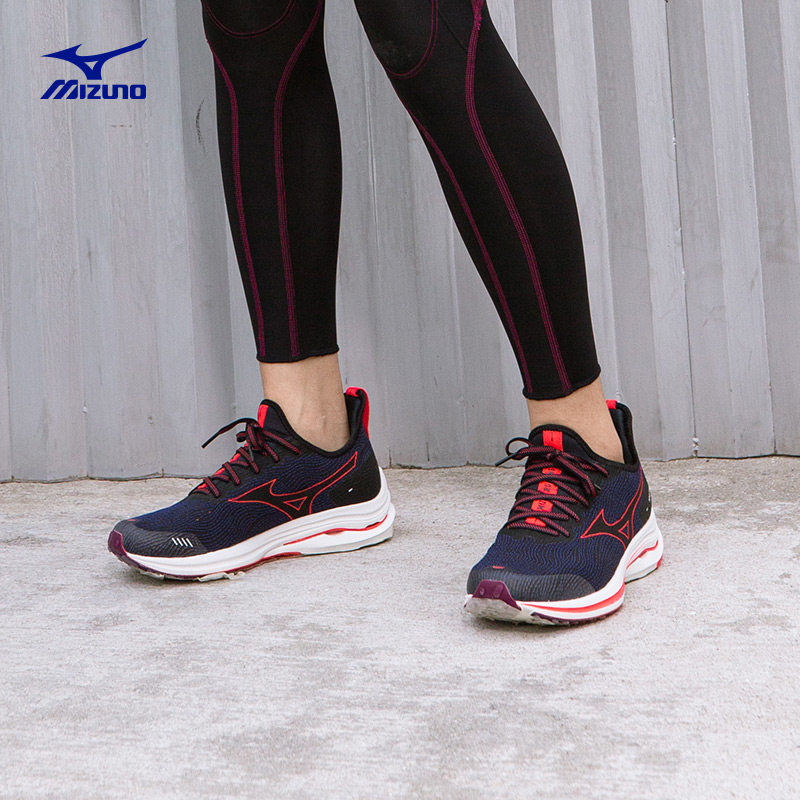 mizuno透气wave riderneo 美津浓跑步鞋
