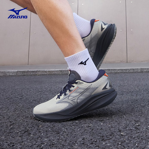 Mizuno美津浓25新款春夏进阶厚底透气缓震跑步鞋 ASTRO PLUS II - 图3