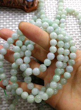 手链源头直发翡翠原矿多圈佛珠