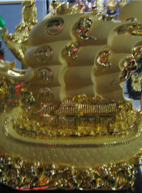 绒沙金开张庆典门厅大堂落地摆件