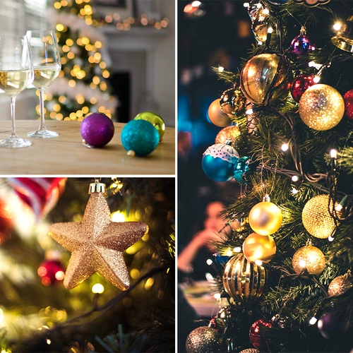 Рождественская елка декоративная подвеска рождественский цвет цвет мяч Яркий мяч подвесной мяч маленький магазин