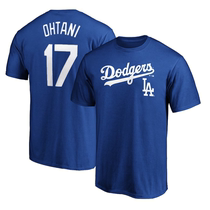 Pro League Dodgers LA Dodgers Los Angeles Dodgers Ohtani Great Valley Xiang Flat pure cotton short sleeve T-shirt