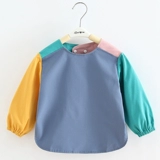 Детский демисезонный нагрудник для еды, термобелье, лонгслив подходит для мужчин и женщин, водонепроницаемый фартук для детского сада, анти-грязь, сзади на завязках