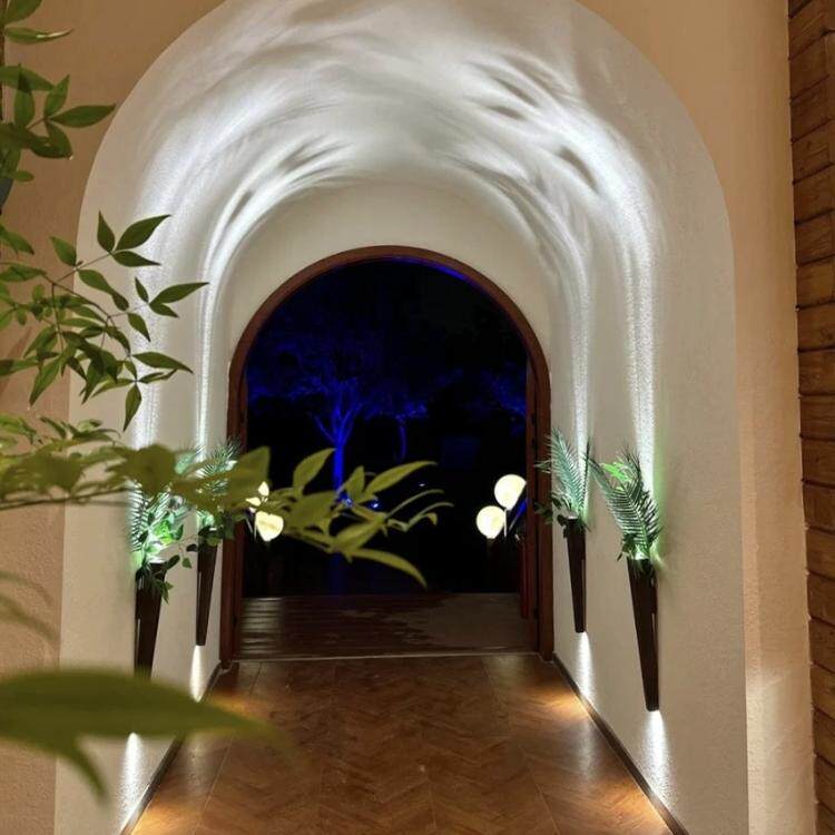 定制植物花瓶过道走廊餐厅民宿美容院设计艺术氛围灯壁饰壁挂壁灯 围壁实拍商品图