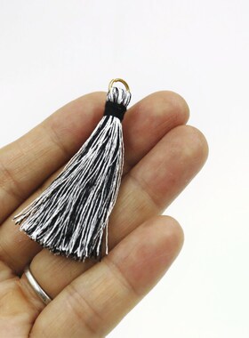 diy丝线小流苏古风手工耳饰吊坠