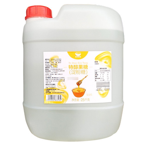 航帆特醇果糖F60调味液体糖浆 果葡糖浆25kg咖啡奶茶饮品专用原料 - 图3