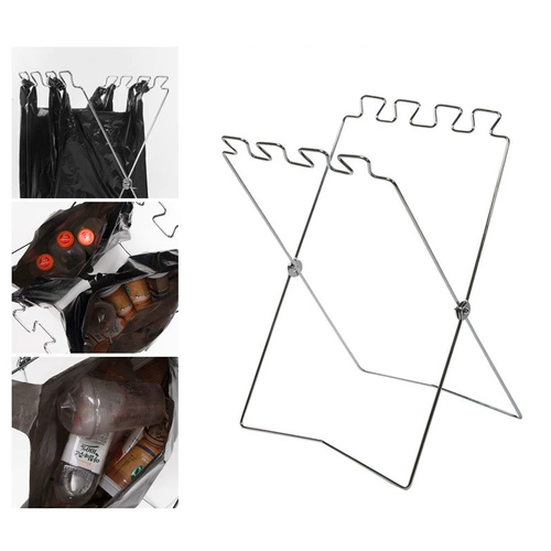 Складное мусорное ведро для кемпинга, пластиковая портативная трубка для пикника для домашнего использования