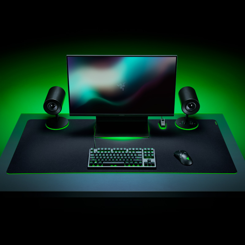 Razer雷蛇重装甲虫V3 LPL限定版电竞电脑游戏防滑鼠标垫织物表面-图3