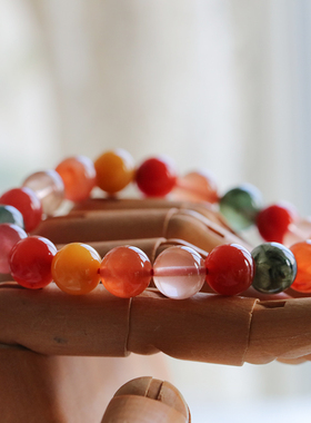 布家天然福禄寿送长辈发晶手链