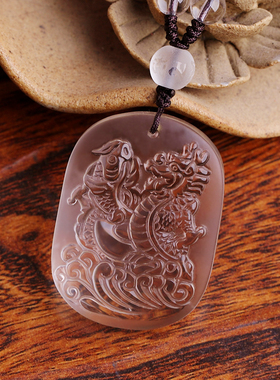 鳌笔点睛吊坠白水晶属狗人2026年