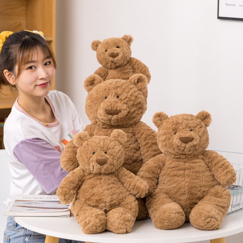 网红 巴塞罗熊 teddybear 笨笨熊 泰迪熊 毛绒玩具 公仔 儿童礼物 - 图1