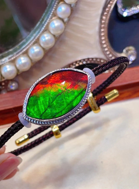 加拿大斑彩石手链