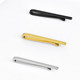 Copper narrow tie clip Korean style silver gold thin tie clip