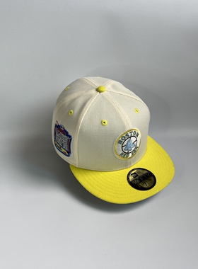 New Era/纽亦华 MLB 波士顿红袜队 纪念款 棒球帽子 全封 59FIFTY