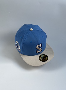 New Era/纽亦华 MLB 西雅图水手队 纪念款 全封闭棒球帽子59FIFTY