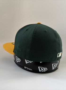 New Era/纽亦华 MLB 奥克兰运动家队 限定款 倒标logo 棒球帽子