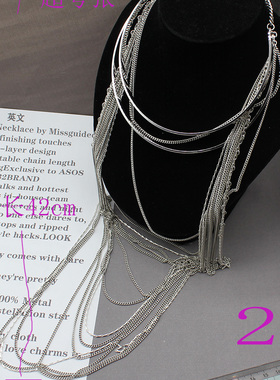 欧美 y单小众牌 打标JENN 金属风 超美镀真金质感 颈圈超夸张项链