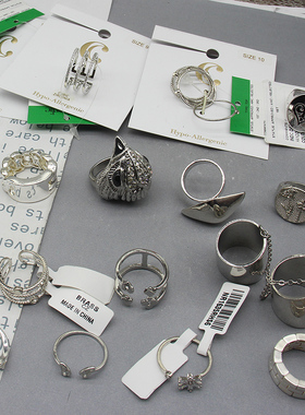 戒指无合金银色系欧美女