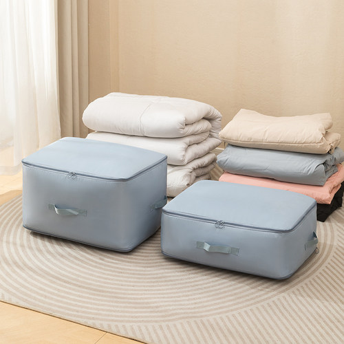 被子收纳袋羽绒被整理袋防潮棉被袋衣服打包袋整理箱衣物压缩袋 - 图2