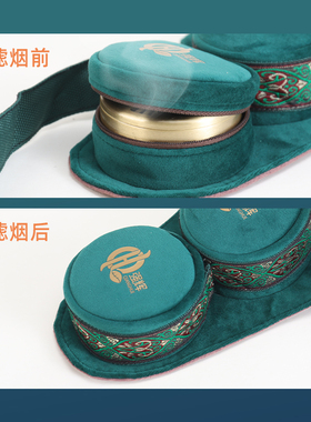 颈部大椎艾灸盒便携家用随身灸纯铜无烟温灸器具熏艾盒热敷熏蒸仪