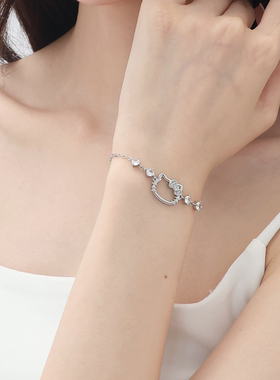 三丽鸥正版授权项链手链可爱小众女凯蒂猫送女友hellokitty甜美萌