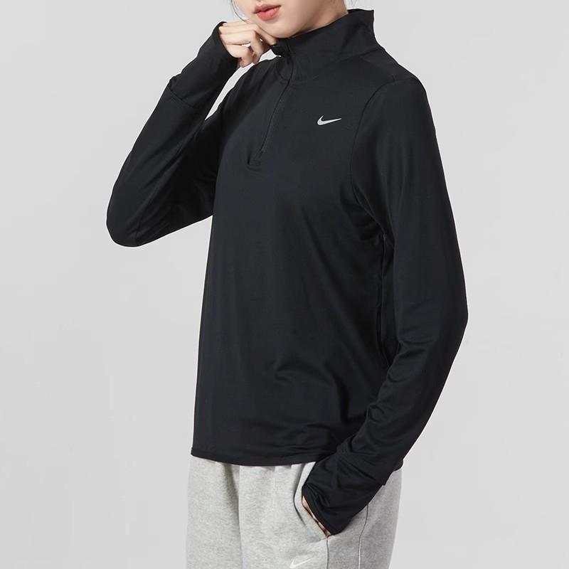 Nike/耐克 女装冬季新款运动休闲训练半拉链长袖T恤 FB4317-010