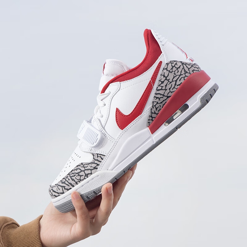 耐克女鞋Jordan Legacy 312 AJ312白红 休闲运动篮球鞋FQ7827-106 - 图2