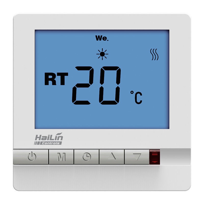 HAILIN海林水采暖地暖HA208TL电地暖HA308双温双控温控器开关面板 - 图0