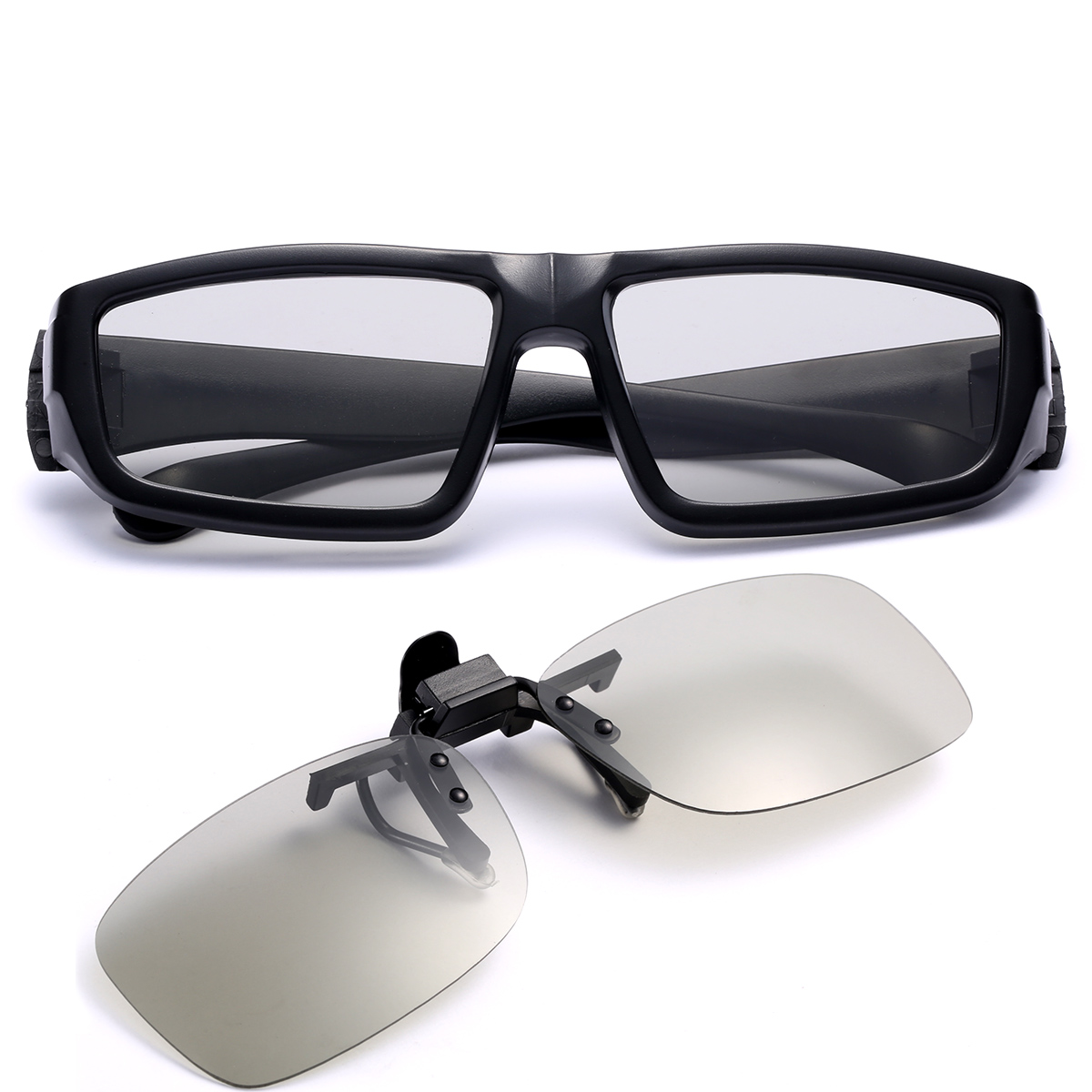3d电影院眼镜专用三d imax立体3b儿童眼睛通用3d眼镜夹近视夹片-图3