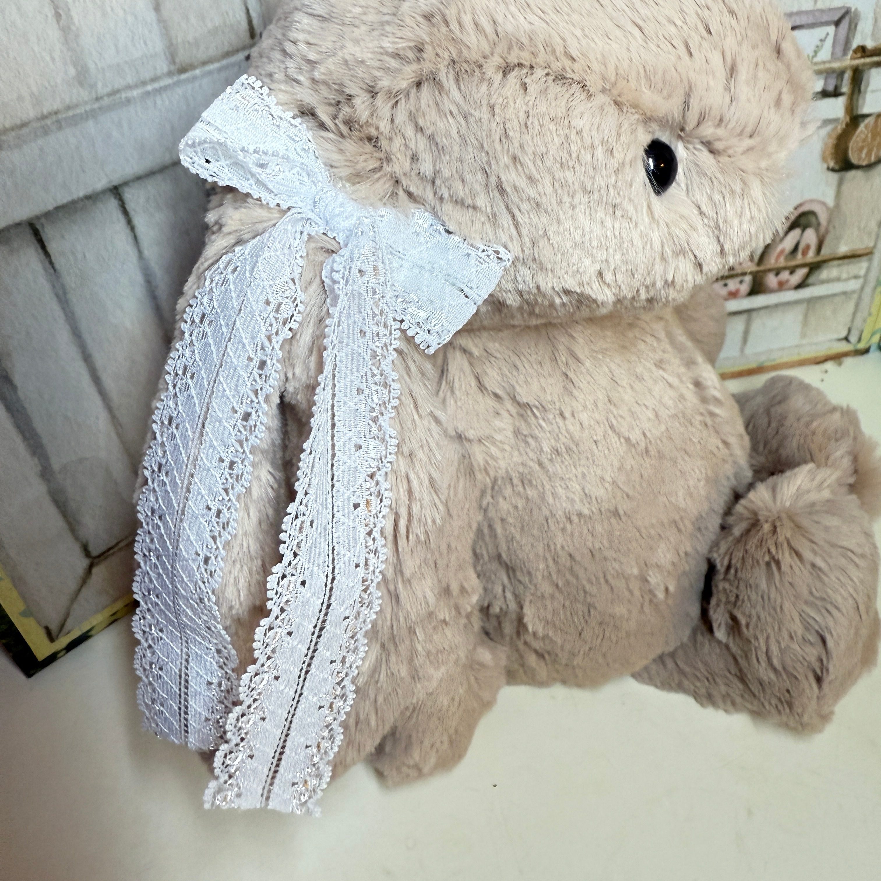 憨七七手作Jellycat史玛吉兔子配饰发夹邦尼兔头饰（不含玩偶,淘宝优惠券,粉丝福利购,淘宝优惠卷