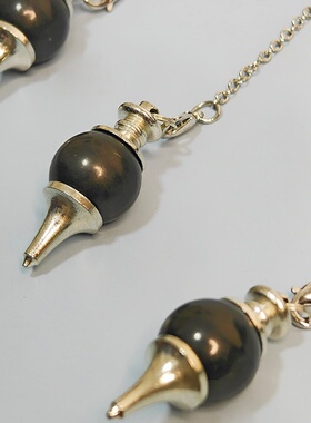 次石墨灵摆吊坠朋克风外贸新款