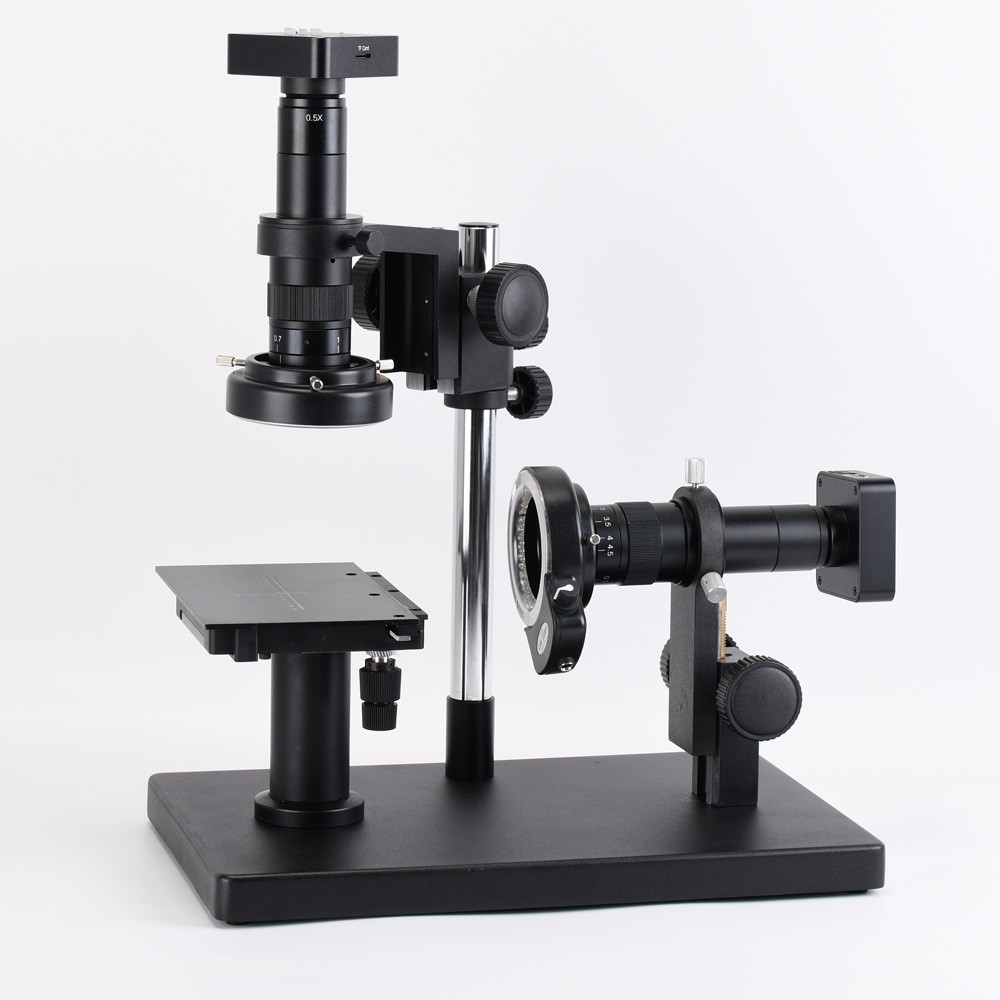 显微镜卧式支架XY水平调节载物台工业相机调焦机构平整度检测仪 - 图3