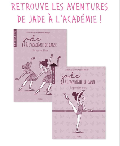 法语青少插图小说 芭蕾舞者小玉3 舞会 校园成长故事 6-9岁儿童阅读  Jade à l'académie de danse - 图3