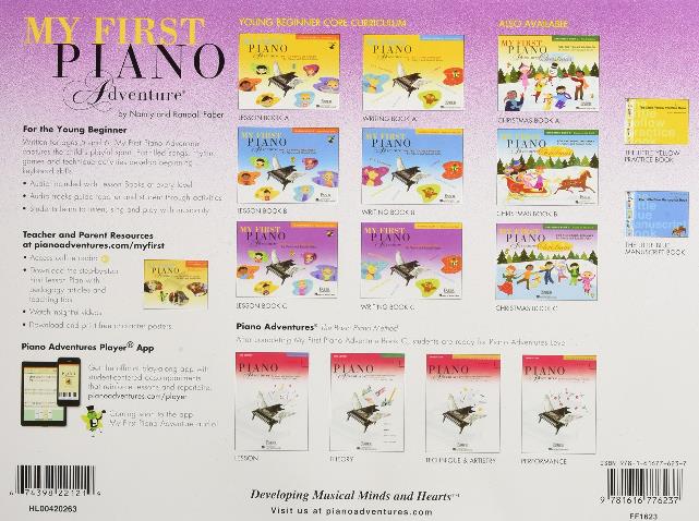 C级课本带（五线谱进阶）菲伯尔我的钢琴启蒙课 英文原版 My First Piano Adventure Lesson Book C - 图0