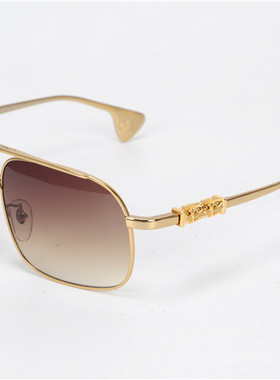 墨镜欧美金属方框复古风太阳镜