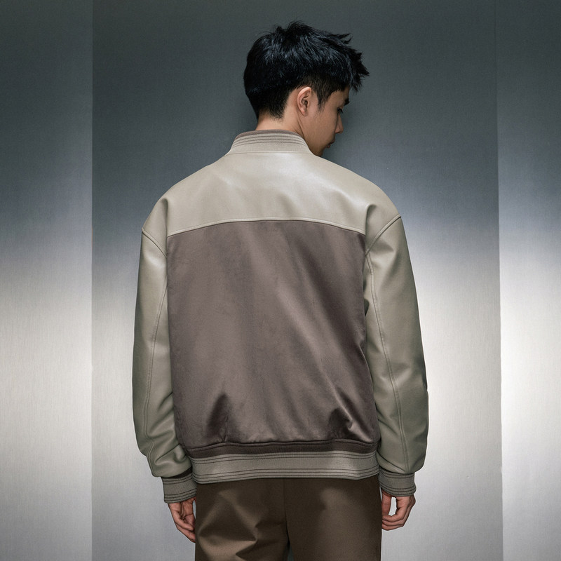 GXG男装 拼色时尚棒球领夹克 冬季热销GEX12128184