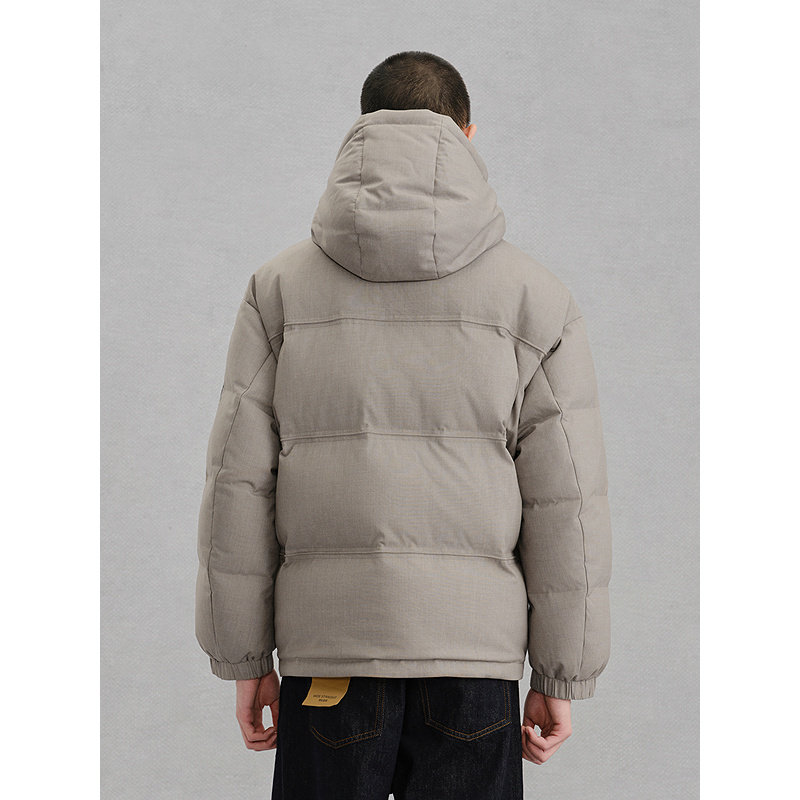 GXG男装 简约连帽羽绒服通勤外套冬季热销G24XY24041