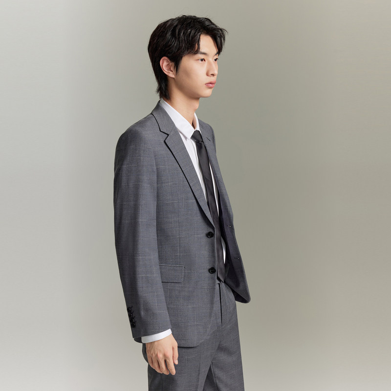 GXG男装 简约时尚通勤休闲西装 冬季热销GEX11315814