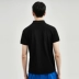 GXG nam 2018 hè mới Thời trang đen ngắn tay áo sơ mi cộc tay áo thun nam # 182824138 - Polo áo có cổ Polo