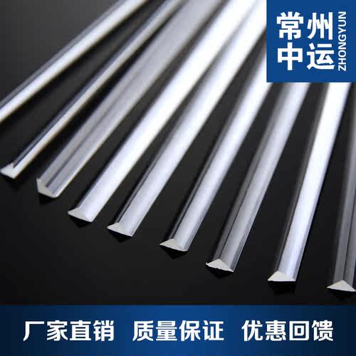 透明亚克力三角棒8X8PMMA加固方条透明有机玻璃长度任意切割高质 - 图0