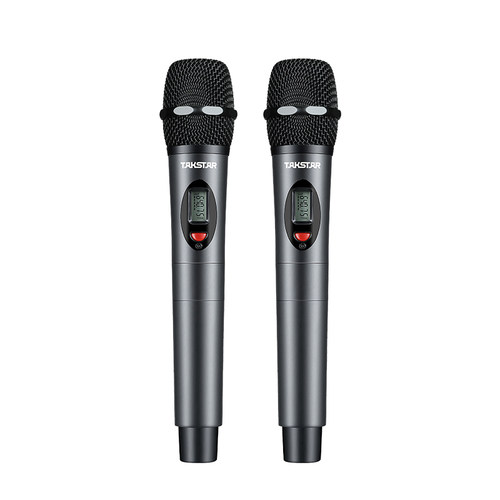 Takstar/得胜 TS-8807SH无线话筒手持式1拖2调频真分集舞台麦克风 - 图1