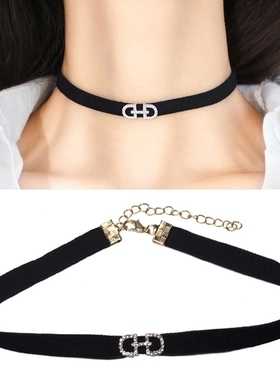 choker黑色绳项链女短款锁骨链脖子饰品颈带潮网红脖颈链项圈