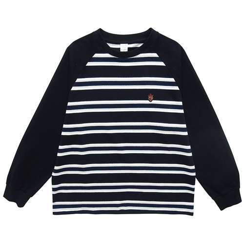 Футболка, лонгслив для отдыха, с медвежатами, с вышивкой, оверсайз