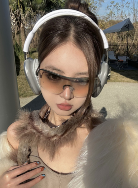 Y2K辣妹骑行防风运动太阳眼镜潮